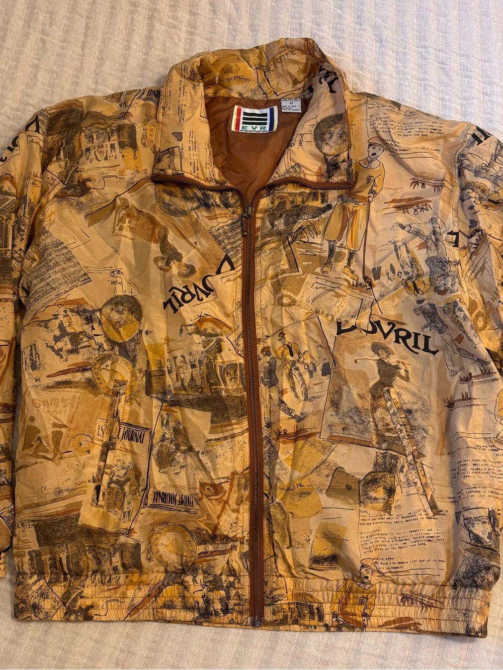 EVR Vintage Silk Golfer Jacket